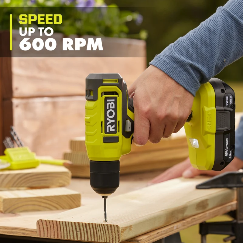 18V ONE+ 3/8" CORDLESS DRILL/DRIVER KIT WITH 1.5Ah BATTERY AND CHARGER