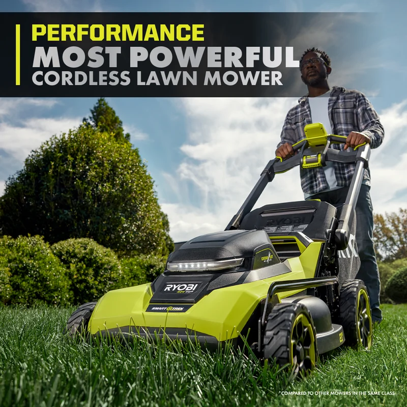 40V HP Brushless 21" Walk Behind Self-Propelled Lawn Mower w/ (2) 6.0Ah Batteries and Charger