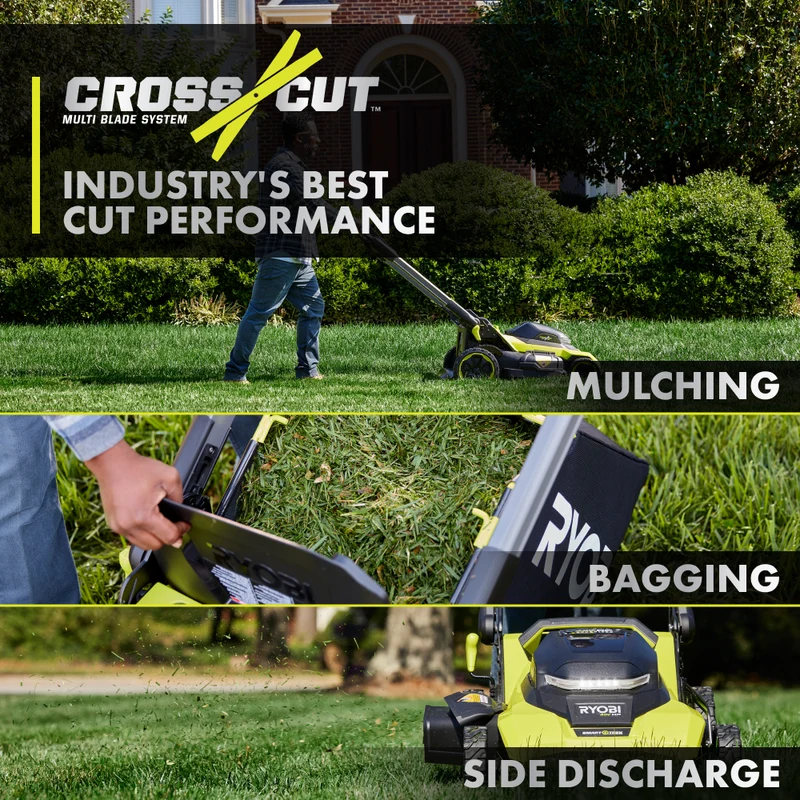 40V HP Brushless 21" Walk Behind Self-Propelled Lawn Mower w/ (2) 6.0Ah Batteries and Charger