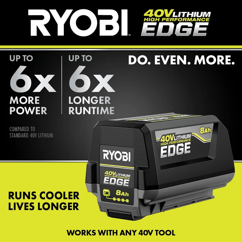 40V 8Ah LITHIUM HIGH PERFORMANCE EDGE BATTERY