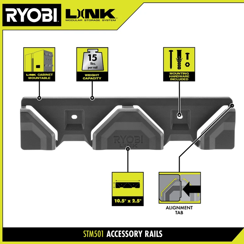 LINK Accessory Rail (2-Pack)