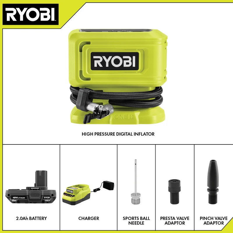 18V ONE+ High Pressure Digital Inflator Kit