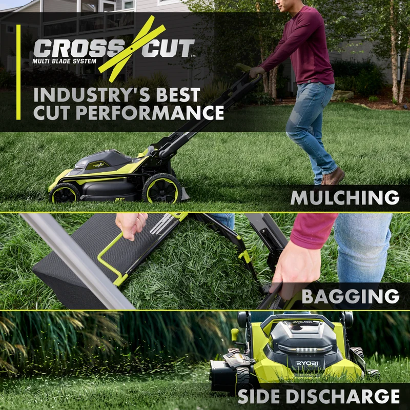 40V HP Brushless 21" Push Multi-Blade Mower Kit