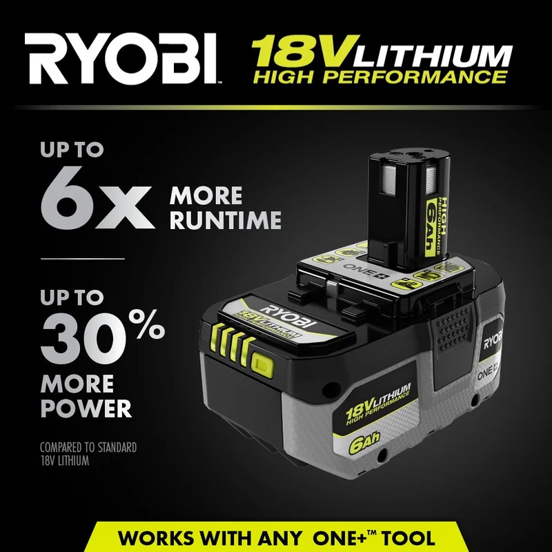 18V ONE+ 6AH Lithium HIGH PERFORMANCE Starter Kit