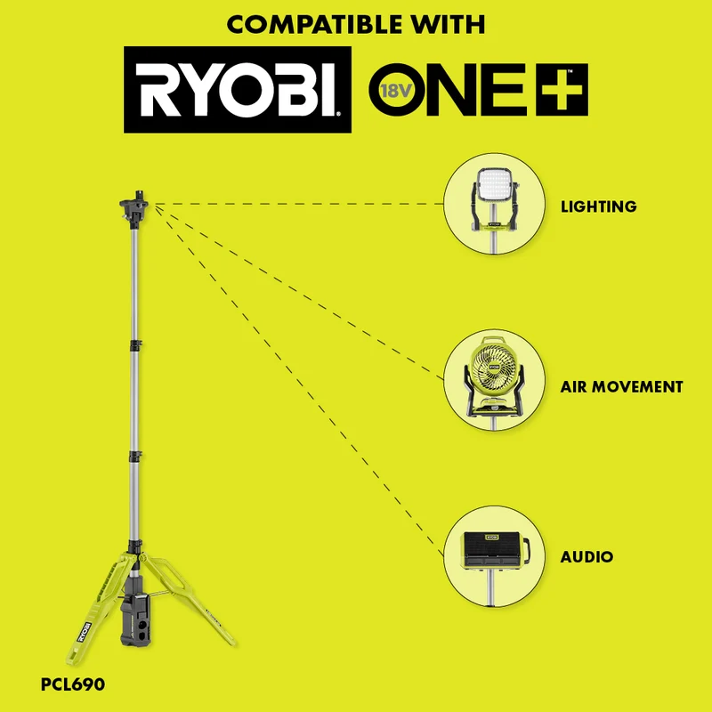 Tripower Tripod LED Light