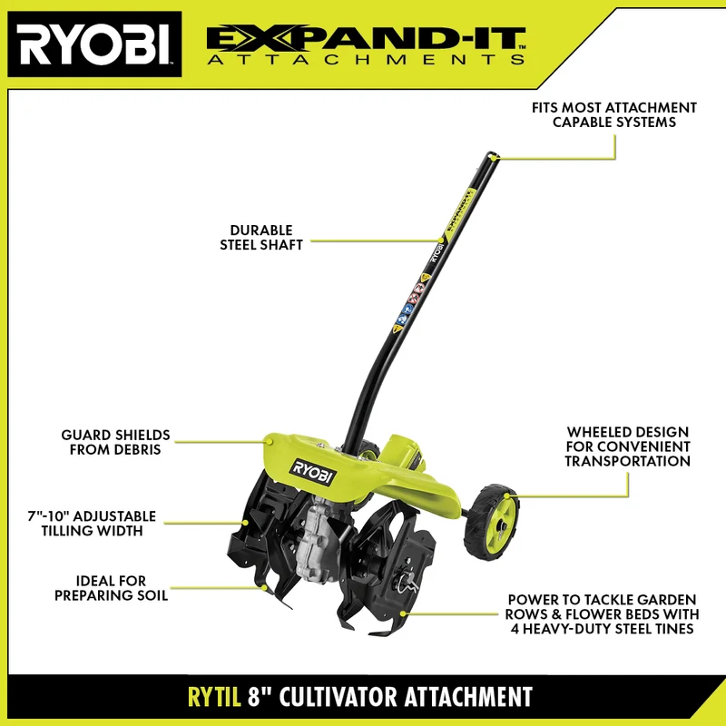 EXPAND-IT 8" Cultivator Attachment