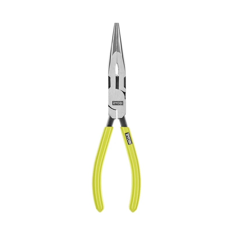 8" High Leverage Long Nose Plier