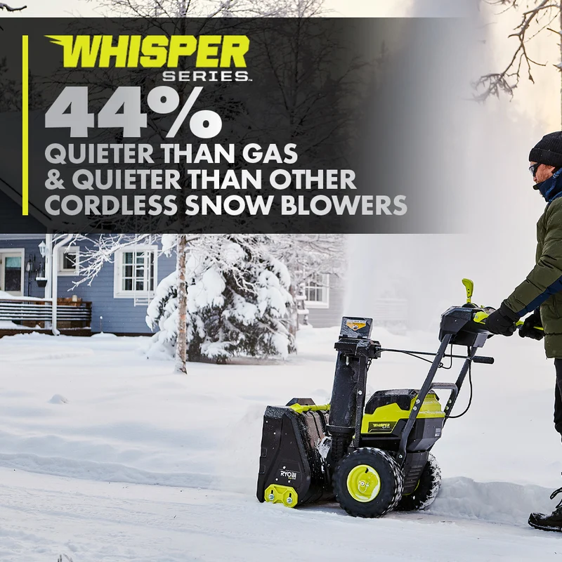 40V HP Brushless WHISPER SERIES 22" Two-Stage Snow Blower Kit