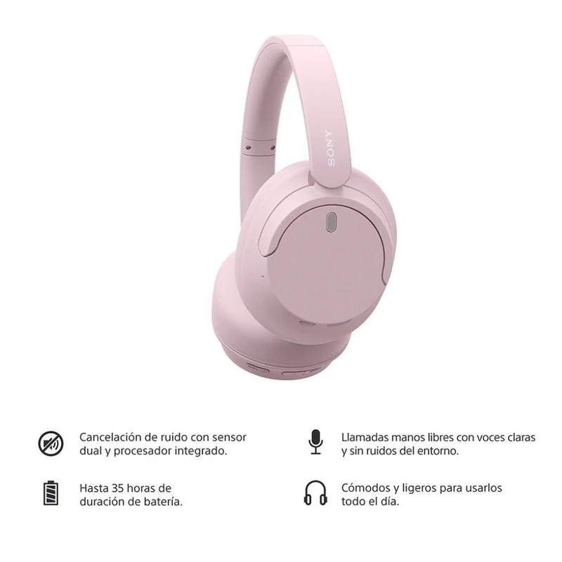 Sony Audífonos Inalámbricos de Diadema Noise Cancelling, WH-CH720N