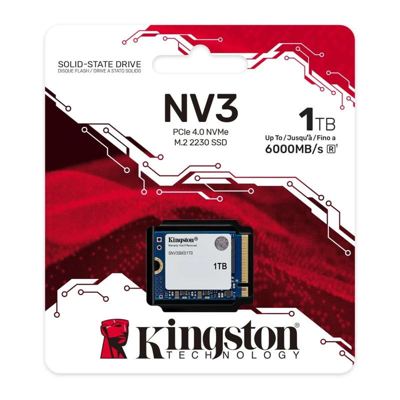 Kingston Unidad de Estado Sólido Gaming Interno 1TB, SNV3SM3/1T0