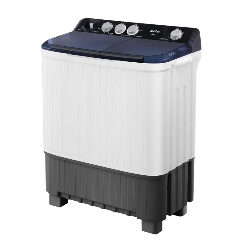 Mabe Lavadora Semiautomática 18 Kg, Blanco (LMDX8124HBAB0)