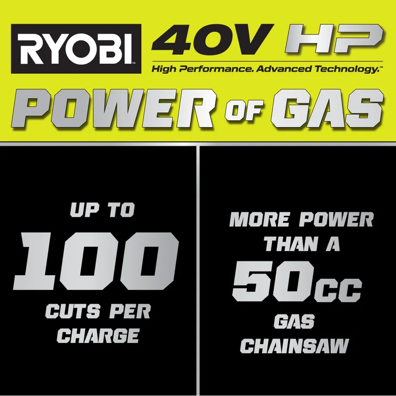 40V HP Brushless 20" Chainsaw