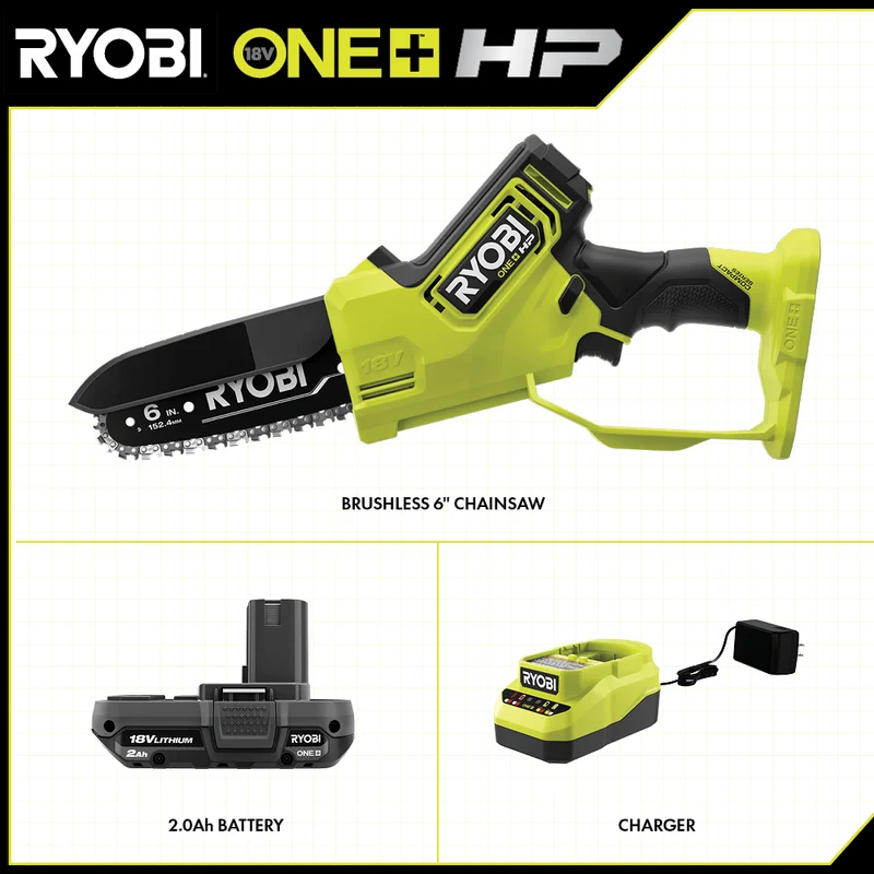 18V ONE+ HP 6" Compact Brushless Pruning Chainsaw Kit
