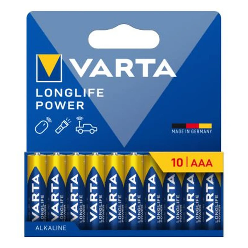 Pilas Varta longlife power 1,5 V AAA LR03 (10 Unidades)