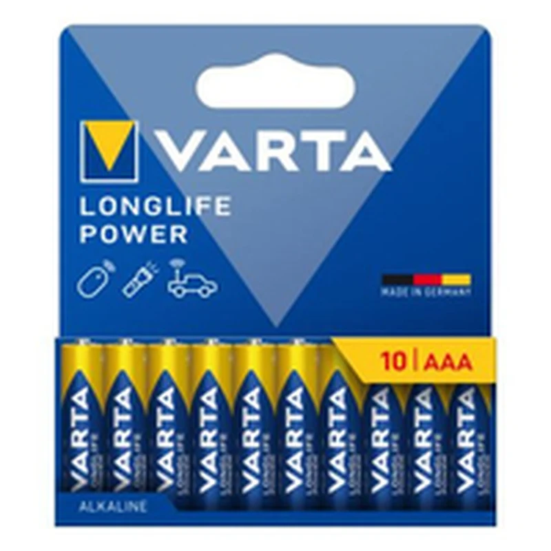 Pilas Varta longlife power 1,5 V AAA LR03 (10 Unidades)