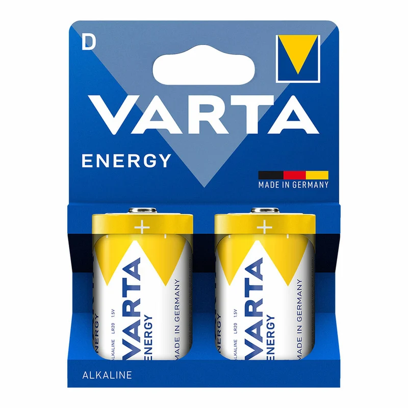 Pilas Varta energy d 1,5 V Tipo D (2 Unidades)