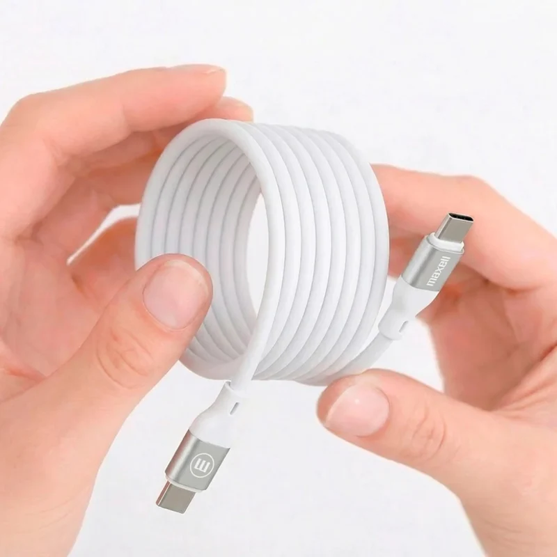 Maxell Cable Magnético de Carga USB-C a USB-C 60 W