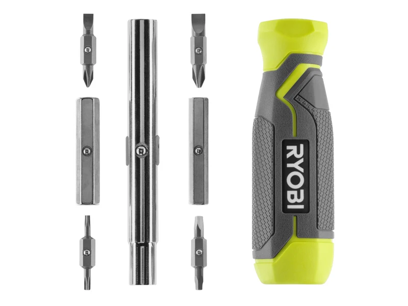 11-in-1 Multi-bit Screwdriver with Cushion Grip Handle