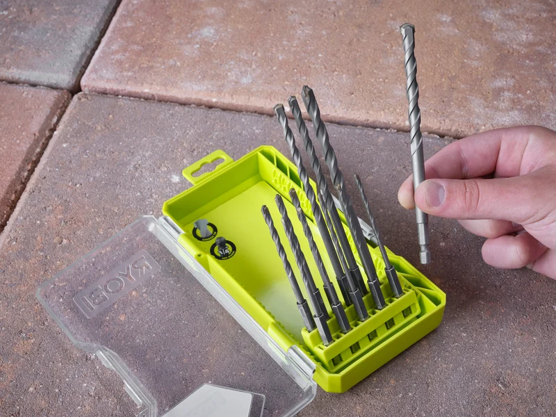 12 PC. Masonry Drill Bit Set