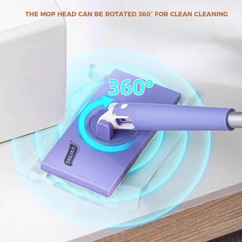 ✨Mini mop cu schimbare automată a mopului-ES