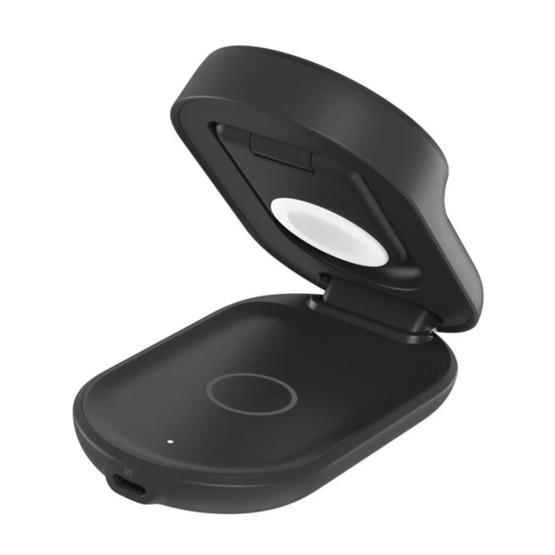 Belkin Cargador Inalámbrico Magnético 3 en 1 con Qi2 25W, WIZ037ttBK