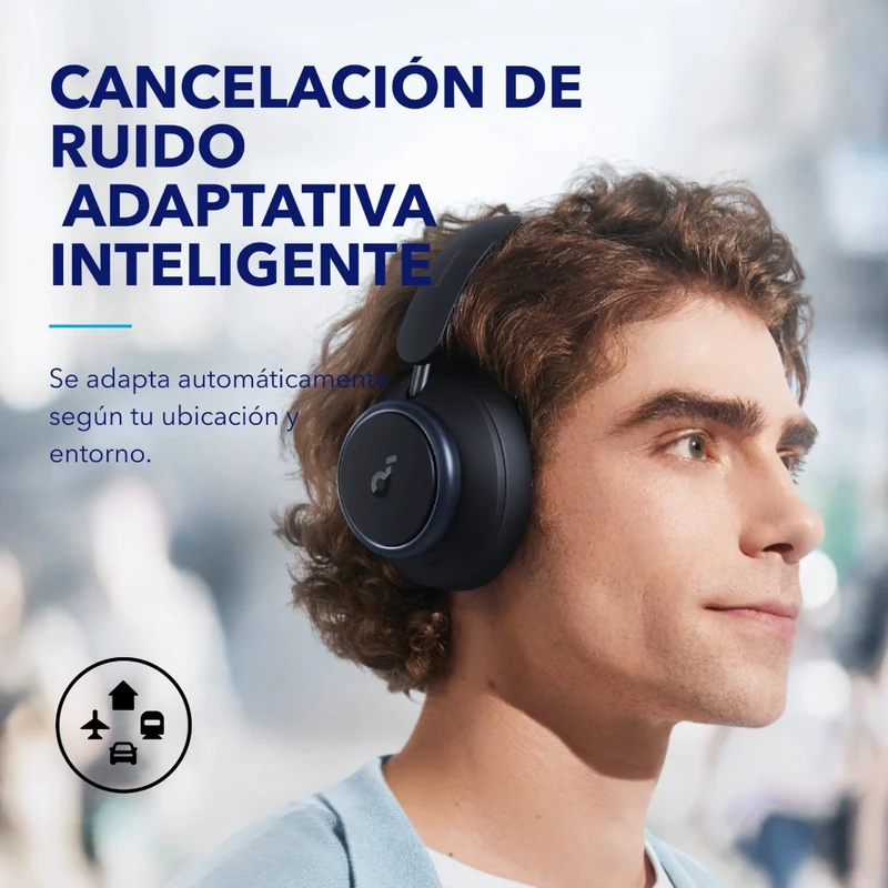 Soundcore Audífonos Inalámbricos de Diadema Noise Cancelling Space Q45