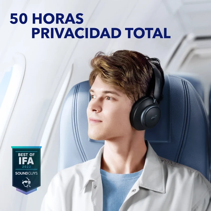 Soundcore Audífonos Inalámbricos de Diadema Noise Cancelling Space Q45