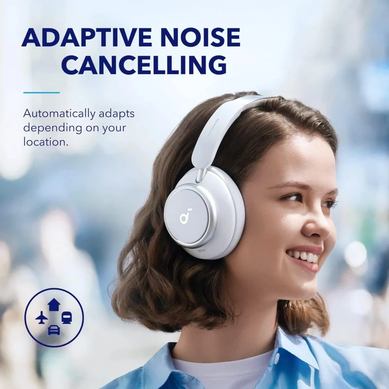 Soundcore Audífonos Inalámbricos de Diadema Noise Cancelling Space Q45