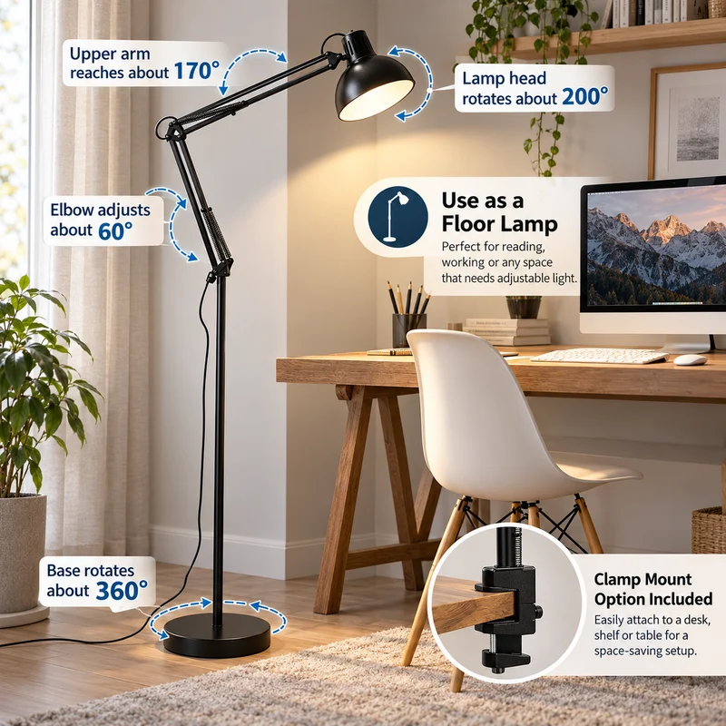 Elegant Modern Stand Floor Lamp