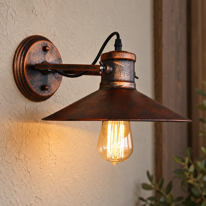 Retro Vintage Loft Style Head Wall Lamps