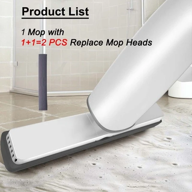 Self-Wringing Lazy Sponge Floor Mop