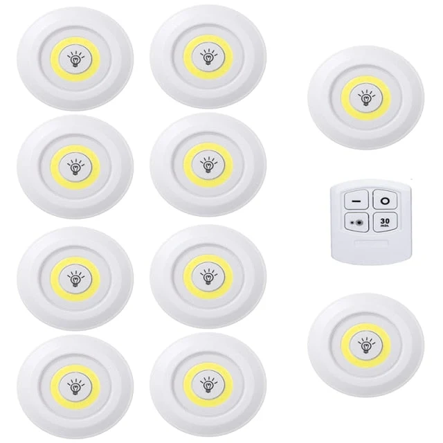 Remote Control Mini Cabinet Dimmable Night Light