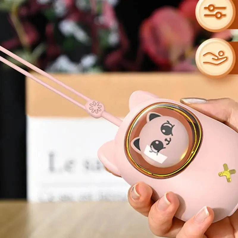 Cute Cat Mini Electric Hand Warmer Power Bank