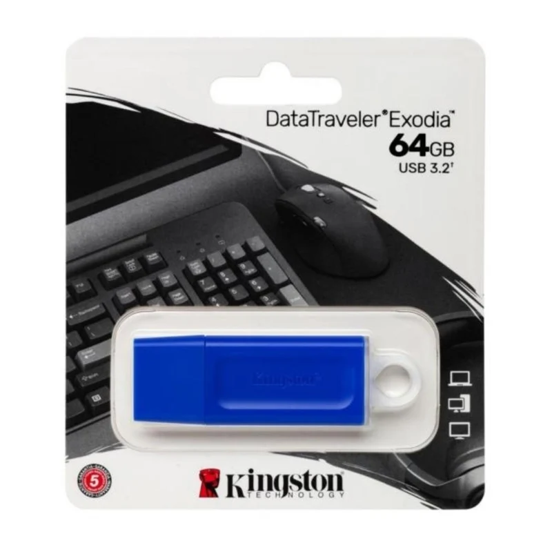 Kingston Memoria Flash 64 GB DataTraveler Exodia, KC-U2G64-7