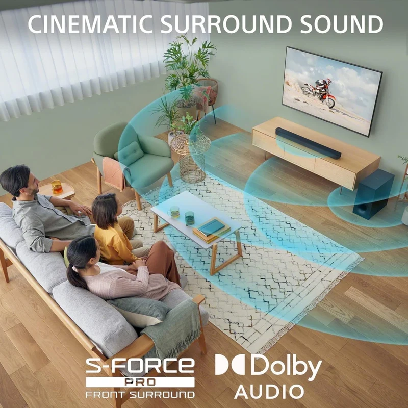 Sony Barra de Sonido de 2.1 Canales con Subwoofer, HT-S400/C