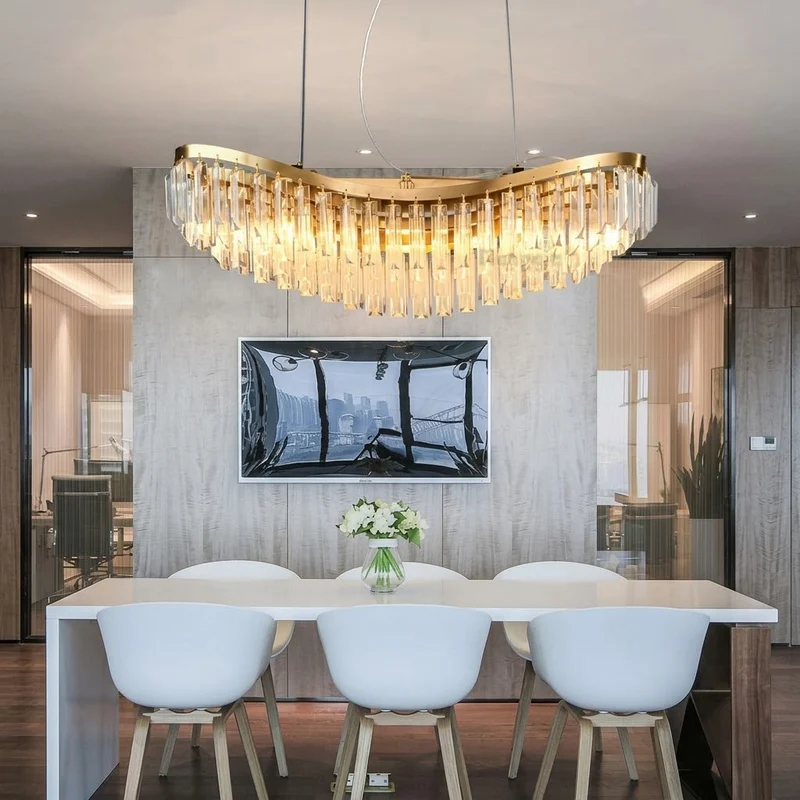 Dream Crystal Boat Modern Chandelier Lamp