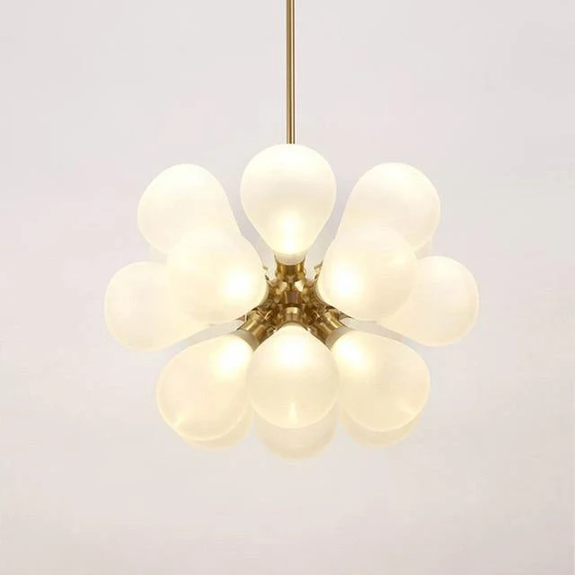 Glass Bubbly Parlor Pendant Lamp