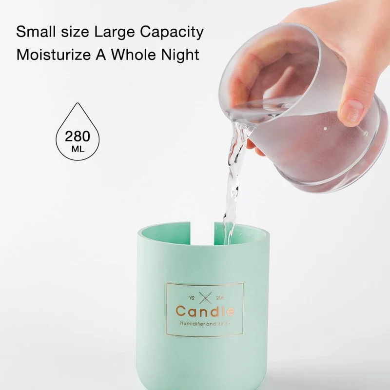Ultrasonic Candle Essential Oil Diffuser