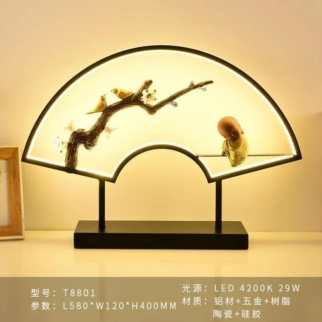 Aluminum Ring Creative Table Lamp