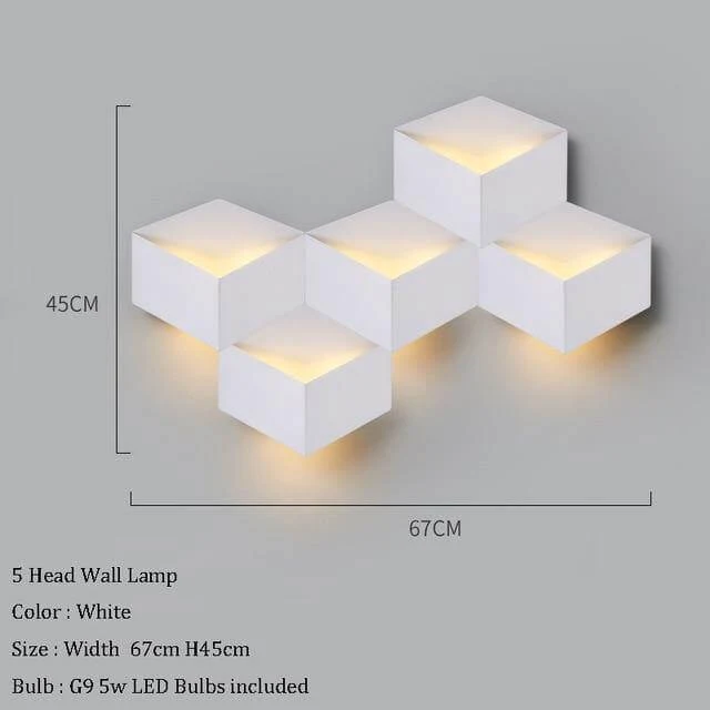 Creative Modern Geometric LED Wall Light