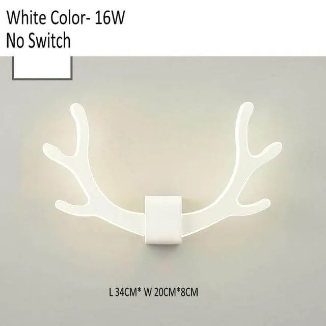 Creative Deer Antler Wall Lamp with Motion Sensor