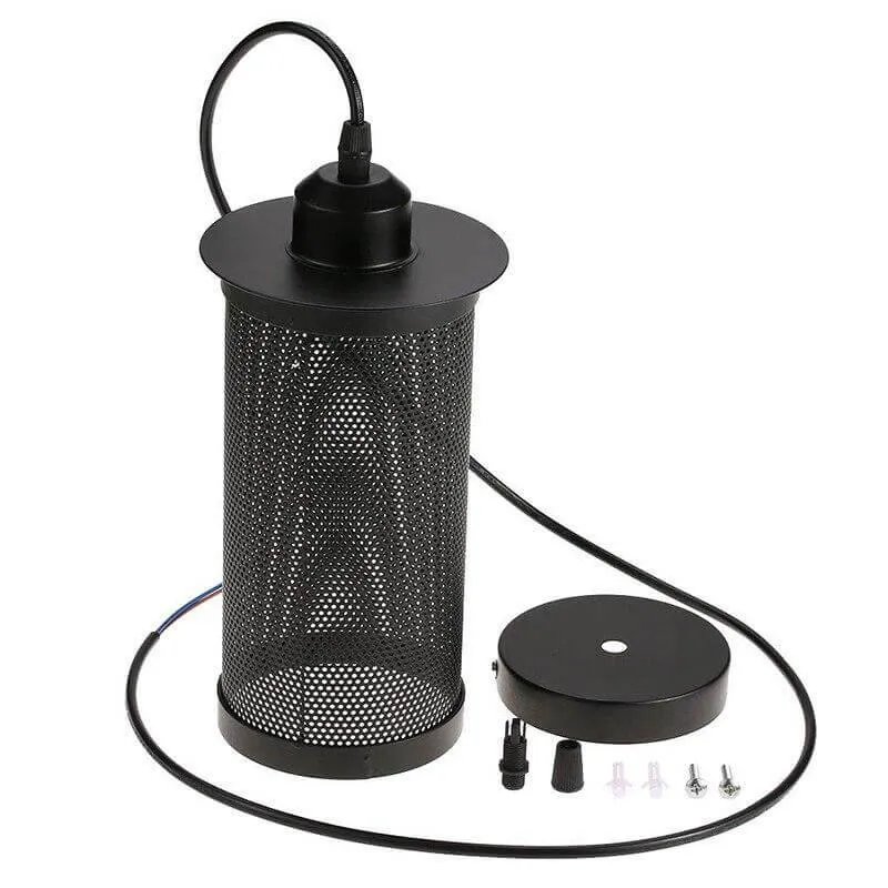 Nordic Loft Style Iron Cage Vintage Lamp