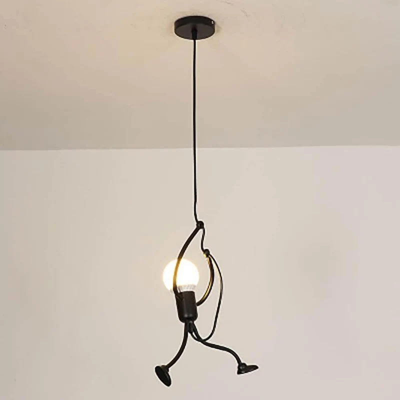 Human Animation Figure Chandelier Lights