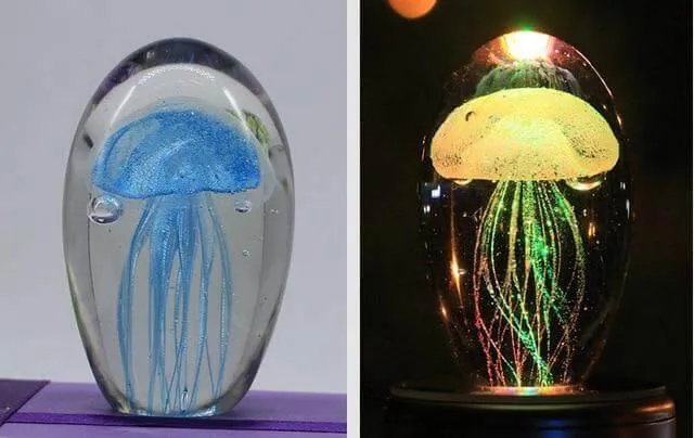 Crystal Jellyfish LED Lamp