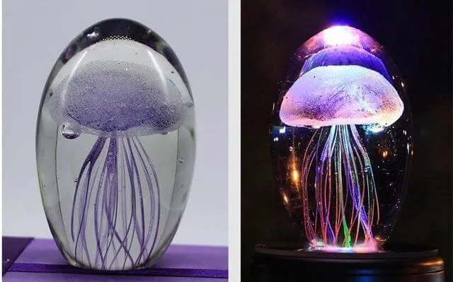 Crystal Jellyfish LED Lamp