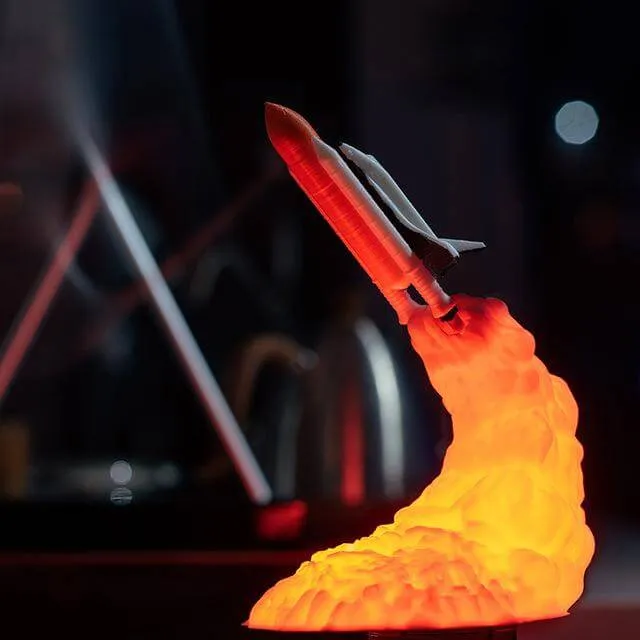 3D Print Space Shuttle Night Lamp