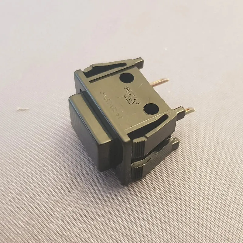 Pulsante vapore ferro da stiro push unipolare 10a 20x13 nero 2 contatti Imetec