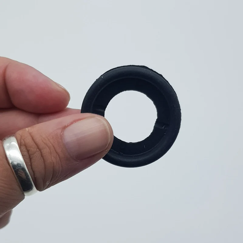 Guarnizione doppio anello nera collo caldaia 1pz Polti