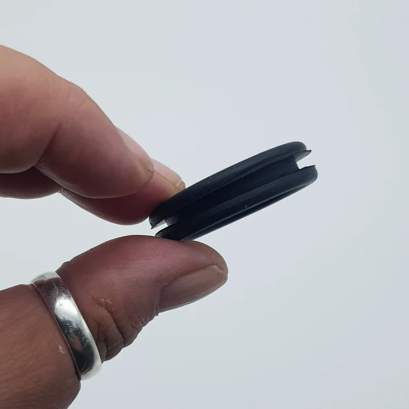 Guarnizione doppio anello nera collo caldaia 1pz Polti