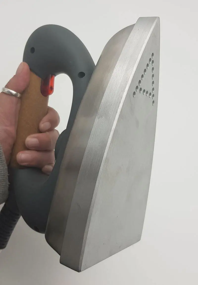 Ferro grigio/bianco con piastra pro per forever eco con monotubo Polti